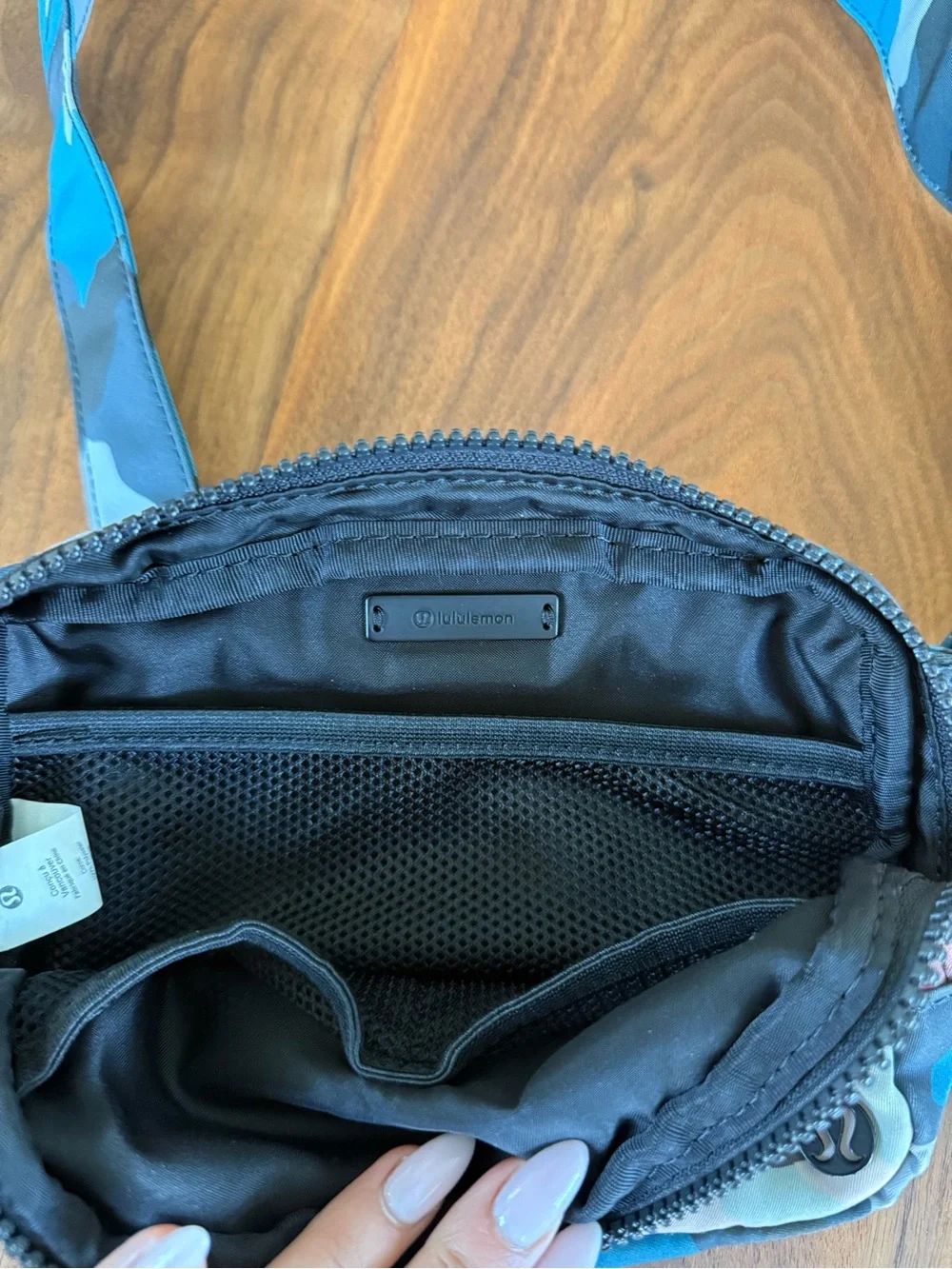 Lululemon Everywhere Belt Bag 1L Blue Camo Crossbody Fanny Pack